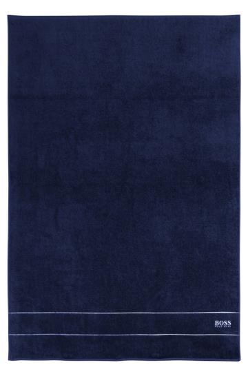Ręcznik Kąpielowy BOSS Finest Egyptian Cotton Ciemny Niebieskie Męskie (Pl20260)